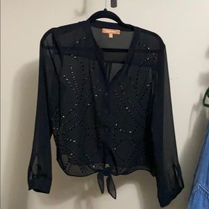 Ellen Tracy Black Shirt